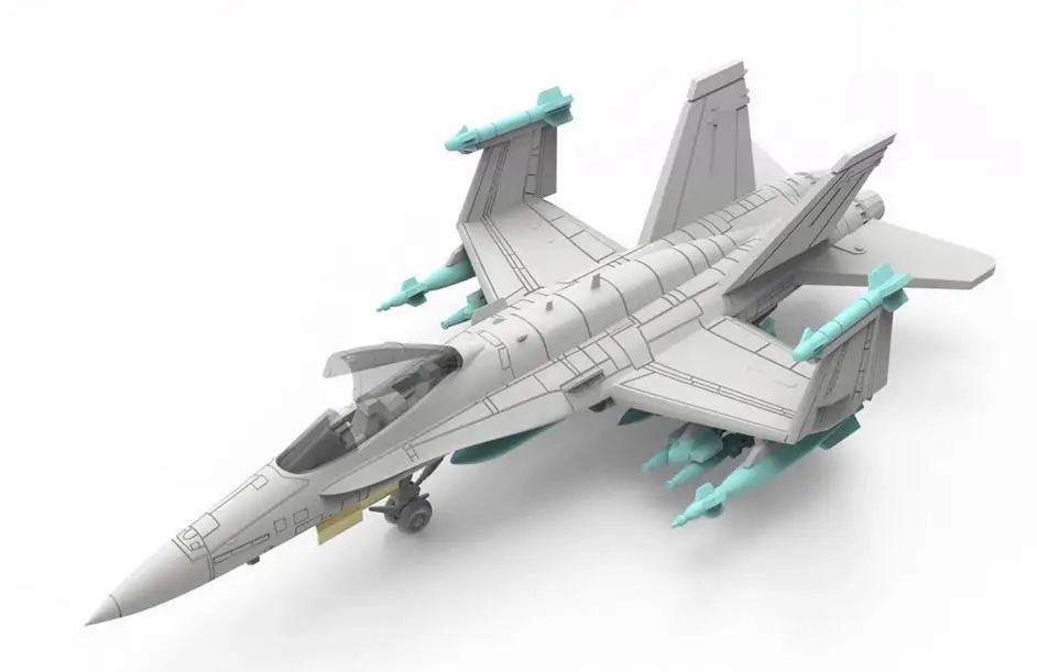 스노우맨 SG-7054 1/700 F/A-18D 호넷 스트라이크 전투기 (공대지) 모델 키트