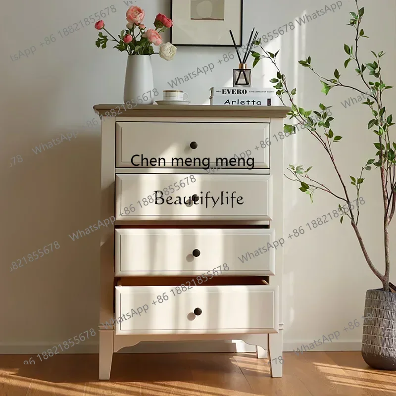 

New Arrivals American pastoral all-solid wood locker, simple storage cabinet, Mediterranean ss 7304