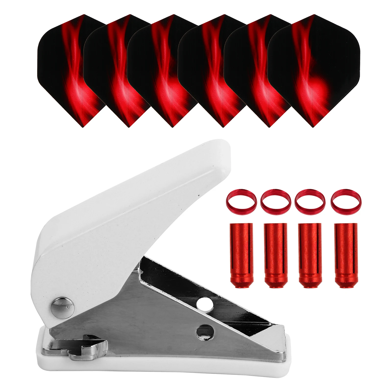 

19pcs Dart Aluminum Dart Punch Alloy Shaft Flight Protector Rings Various Tools for Sturdy Professional Gift