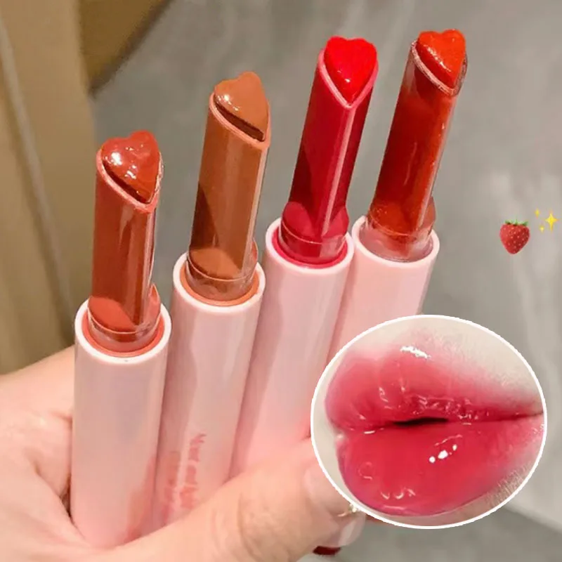 Water Gloss Mirror Lipsticks Lasting Moisturizing Hydrating Solid Lip Gloss Non-stick Cups Fade Lip Lines Lips Makeup Cosmetics