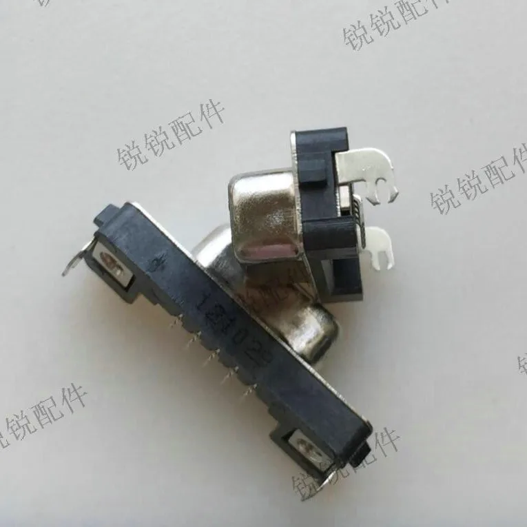 For Taiwan-made Signal VGA socket 15P female head, ultra-thin, sink plate 90 degrees in-line, monitor D-SUB serial port seat
