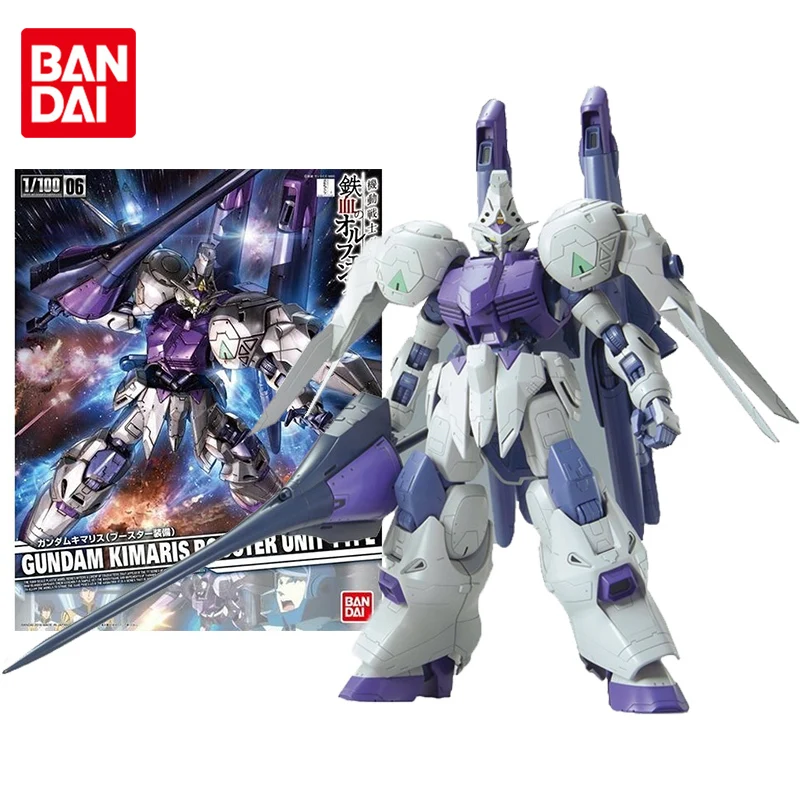 Bandai Genuine Gundam Model Kit Anime Figure TV 1/100 ASW-G-66 Kimaris Collection Gunpla Anime Action Figure Toys for Children