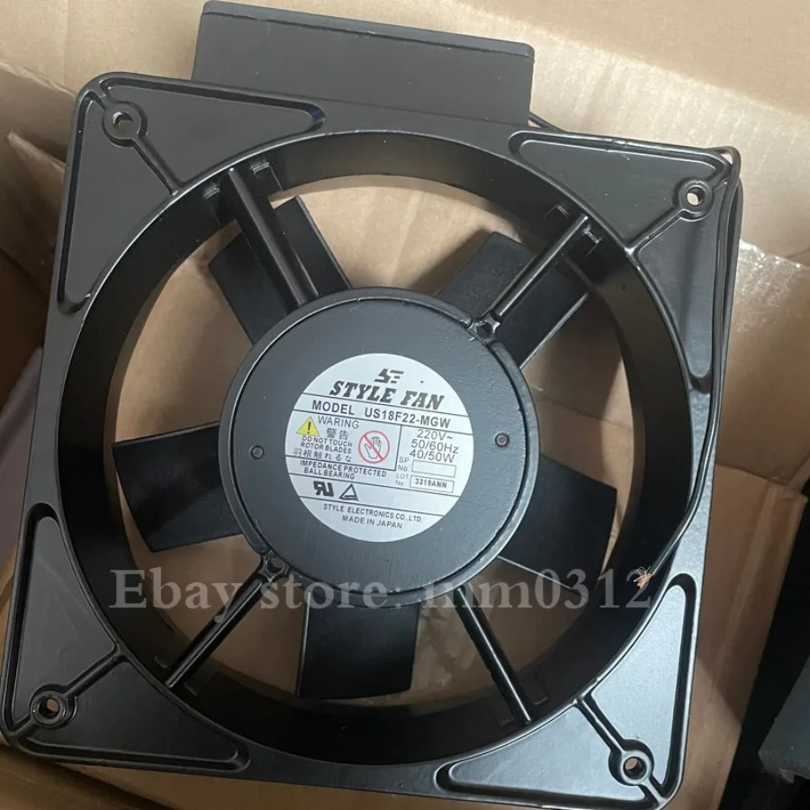 AA+for STYLE FAN US18F22-MGW 200V 40 50W 18065 high temperature resistant cooling fan