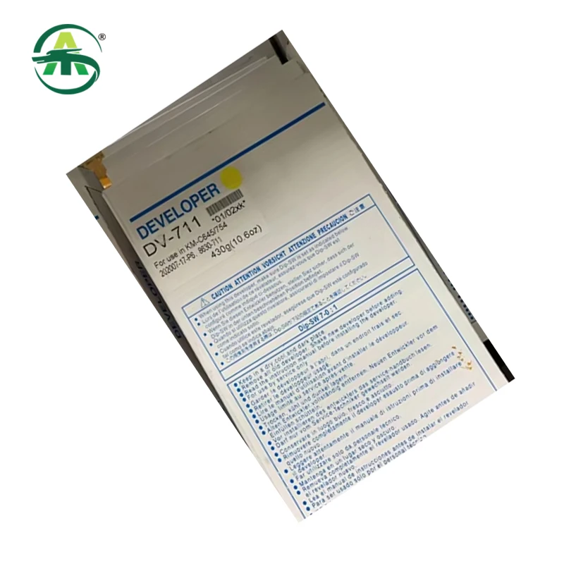 1PC DV711 DV 711 Developer for Konica Minolta C654 C754 C654e C754e 758 Developer Powder