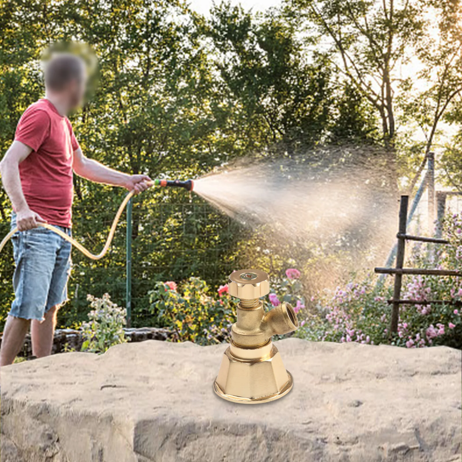 ارتفاع ضغط البخاخ فوهة رذاذ فوهة تنوعا سقي الري سقي أداة الري جديد العملي #1