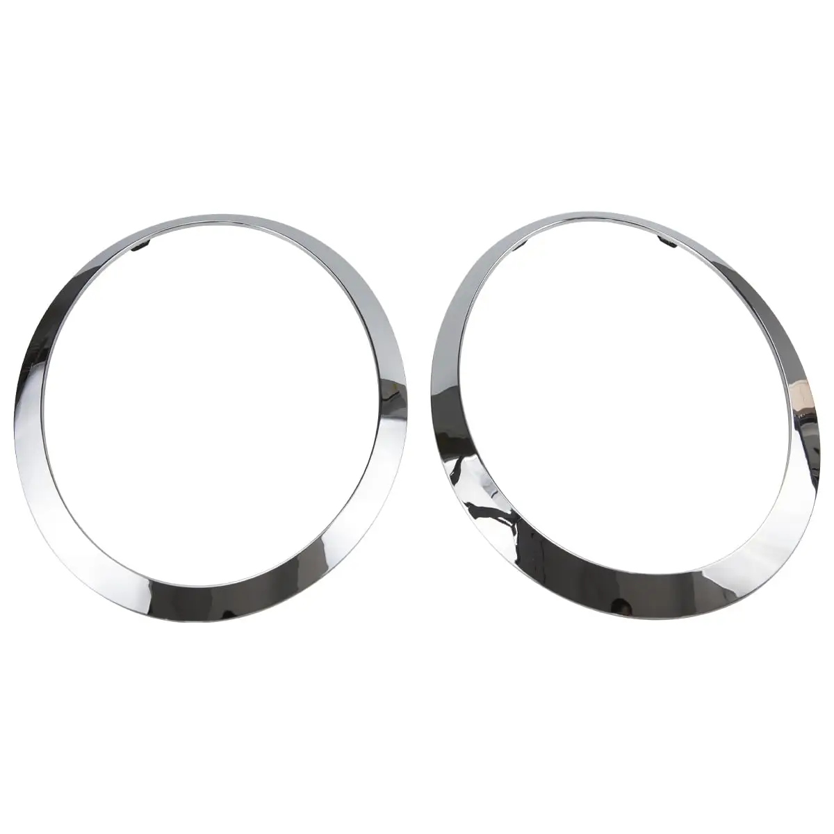 2 pcs 51137300631 51137300632 MINI COOPER Left & Right Headlight Trim Chrome Surround Ring 2014-2021 F55 F56 F57