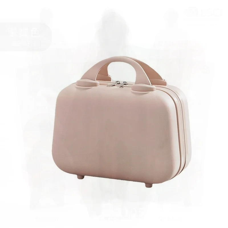 14-inch Urban Minimalist Cosmetics Bag for Women High Yan Value Wedding Accompanying Gift Luggage 12-inch Mother Daughter Set PP