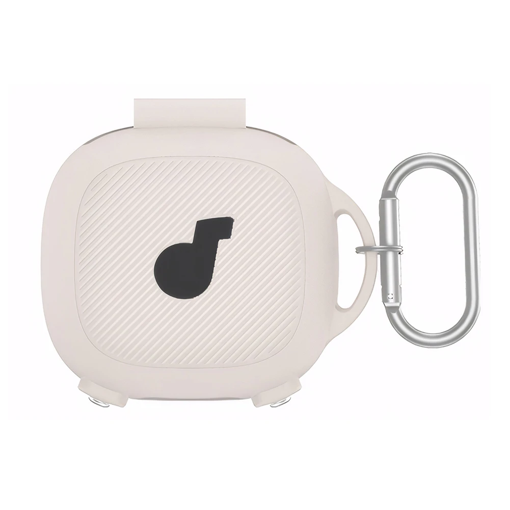 Silikonhülle mit Karabiner, Ganzkörper-Schutzhülle, stoßfest, staubdicht, für Soundcore Sport X20 von Anker, Ladehülle