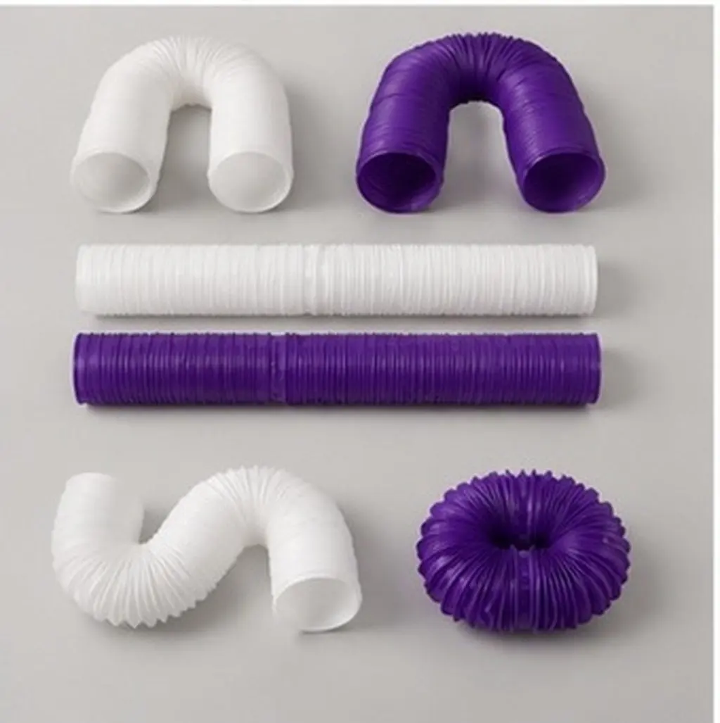 2Pcs Plastic Guinea Pigs Tunnel Kitten Tunnel Expandable Tube Foldable Cage Small