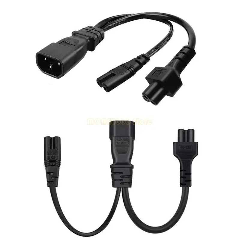 F62C 3 Terminales IEC320-C14 a C5+CABLE CABLE CABLE Cable cable conector masculino a
