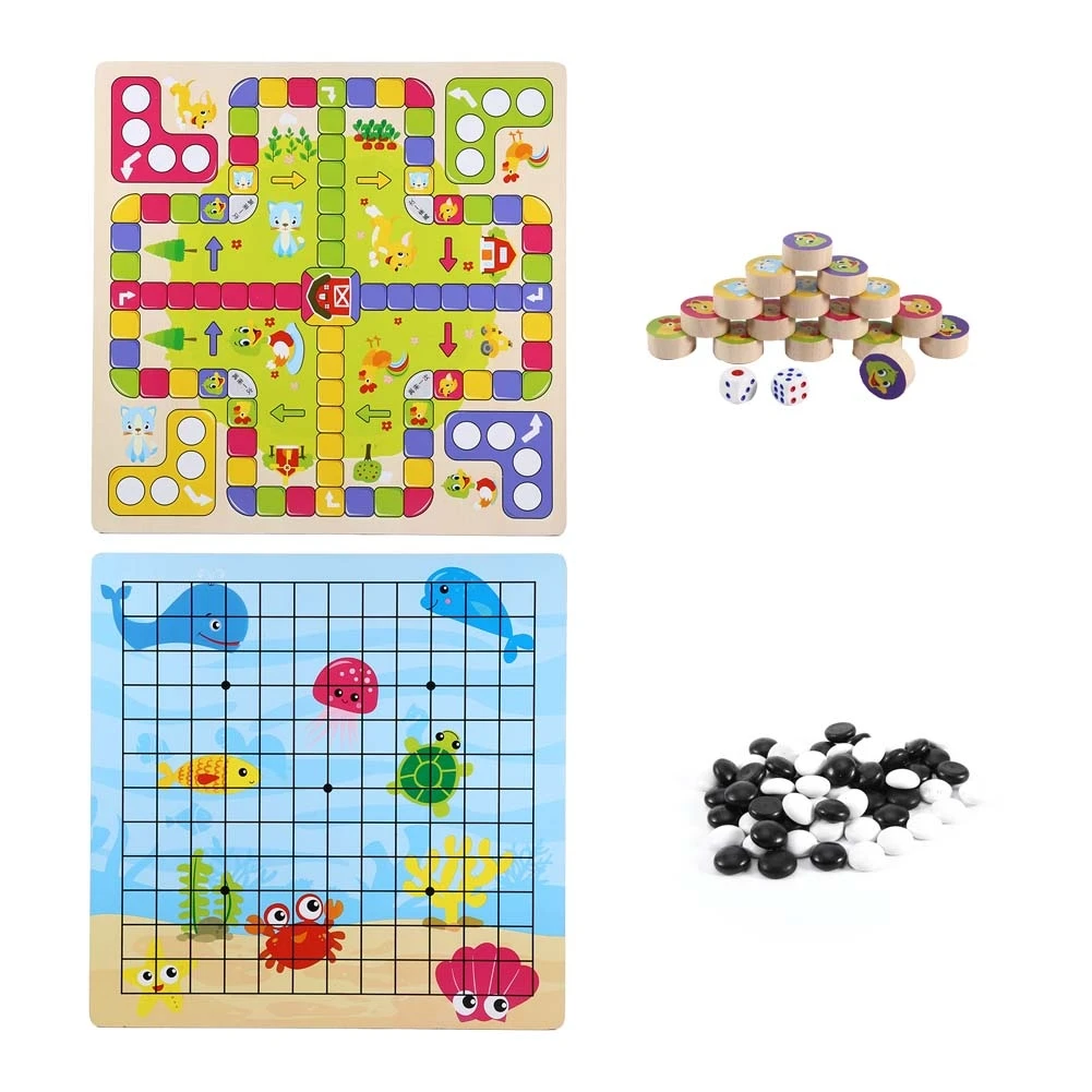 子供用フライングチェス5連続インタラクティブデスクトップゲームパズルおもちゃ