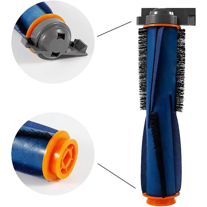 

B50C 2PCS Replacement Main Roller Brush For Shark RV2303AE, AV2501S, AV2511AE, AV2501AE Robot Vacuum Cleaner Parts