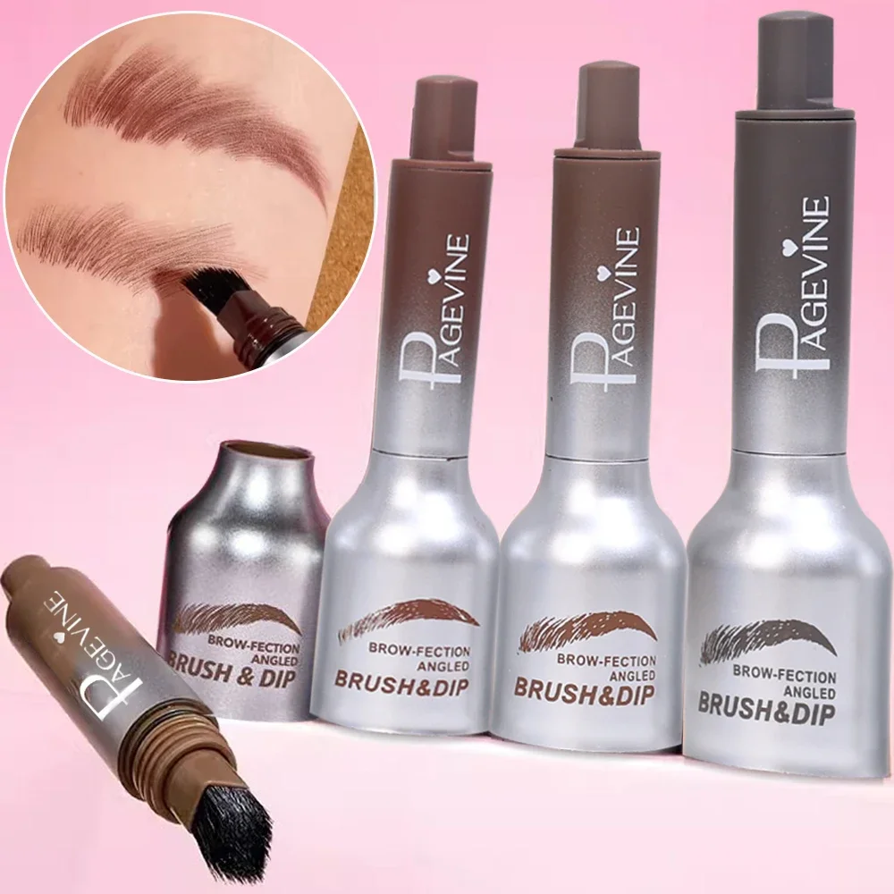 Wild Large Brush Eyebrow Gel Square Angled Brush Eyebrow Hairline Pencil Waterproof Lasting Natural Hairline Brow Tint Cosmetics