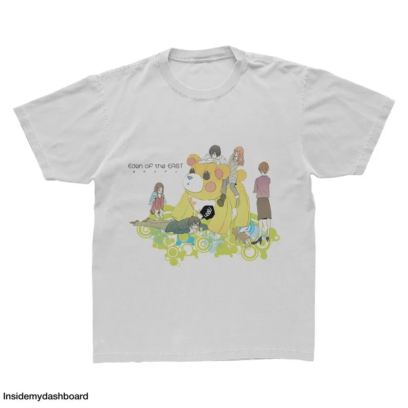 Eden of the East Teddybear T-Shirt, Higashi no Eden Anime Tee