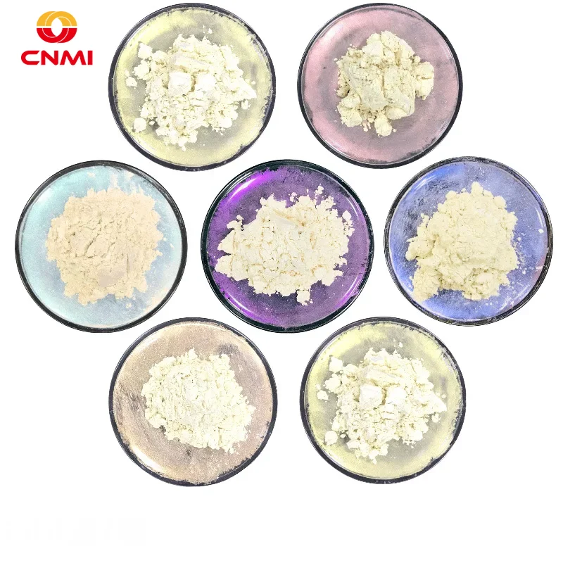 100g Bulk Polarized White Pearl Mica Pigment Chameleon Chrome Pigment for Car Paint Cosmetics Manicure Mica Dust Slime Dye