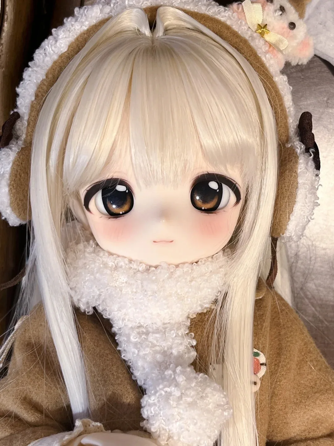 

Кукольный магазин QBaby nimo bjd sd, 1/6, улыбка для девочек xiongmei, игрушка из смолы, подарок на день рождения, сделай сам, на складе, макияж