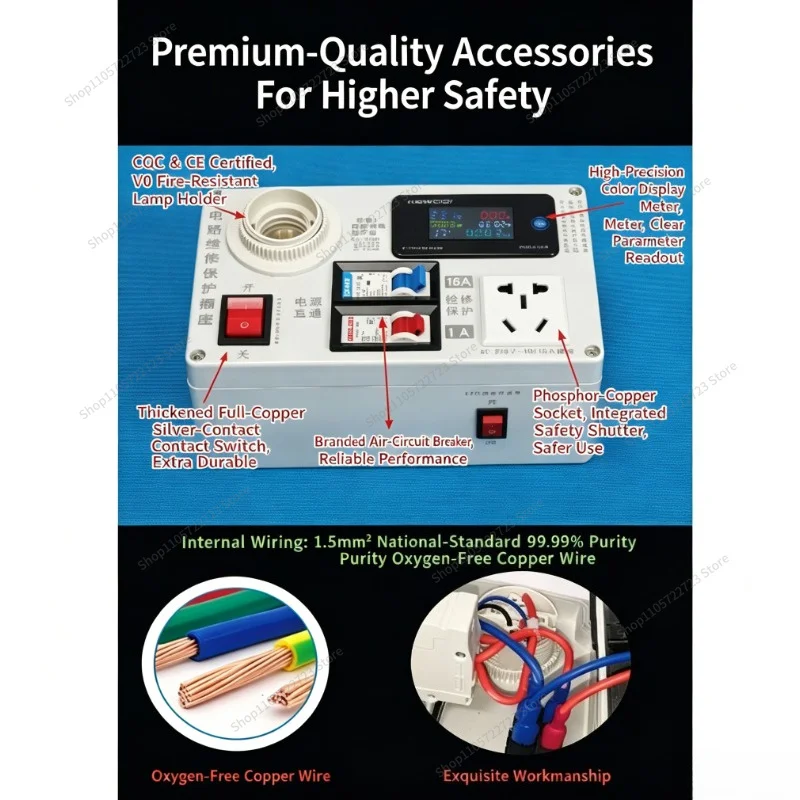 For Multifunctional Power Test Socket Short Circuit Protection Tester For Induction Cooker LED Bead Current Power Test