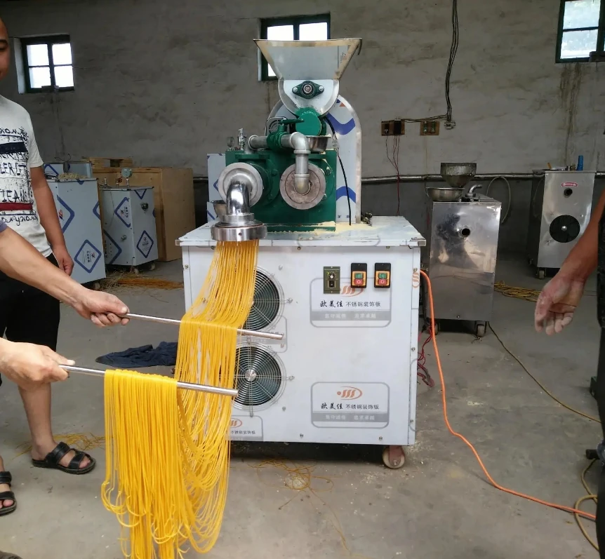 Commercial Macaroni Processing Line Corn Noodle Lasagna Pasta Extruder Maker Machine