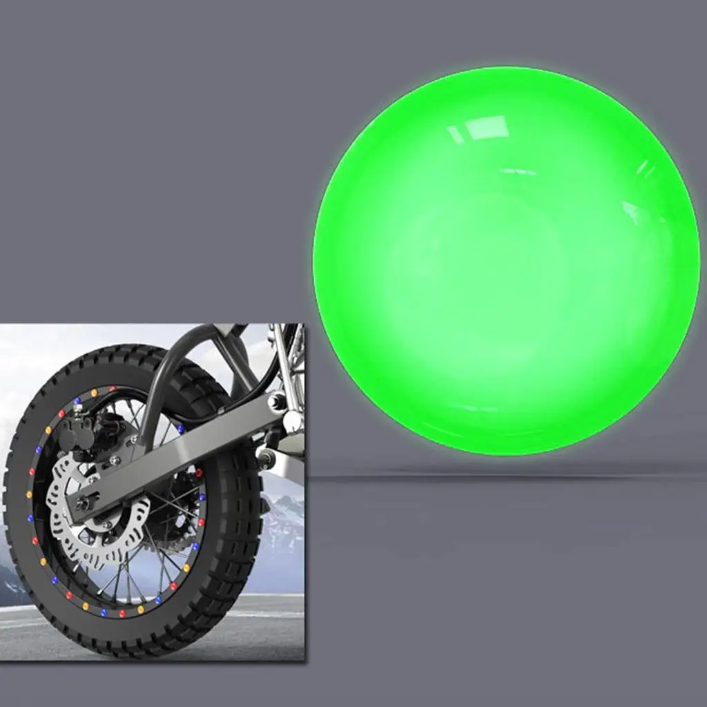 Epoxy Motorcycle Decoration Stickers Waterproof Bending Resistant PVC Round Decal Set for Scooter Car Styling