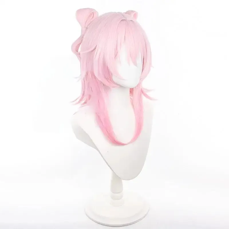

zizi 2025 L-email Synthetic Hair Game Honkai Star Rail March 7th Wig Short Pink Color With Bow Cosplay Wigs Heat Res