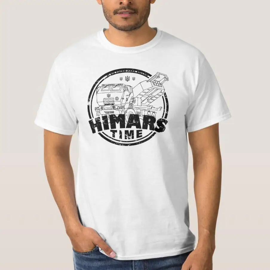 Himars High Mobility Artillery System TShirt HIMARS Time! Men T-Shirt Short Sleeve Casual 100% Cotton O-Neck Summer Shirt