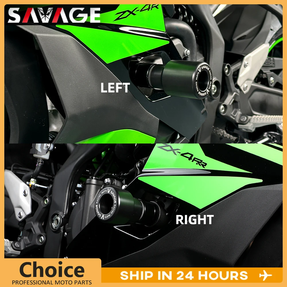 ZX-4R ZX-25R Frame Slider Crash Protector For KAWASAKI NINJA ZX4R ZX4RR ZX25R ZX25RR Motorcycle Engine Crash Pad Fairing Guards