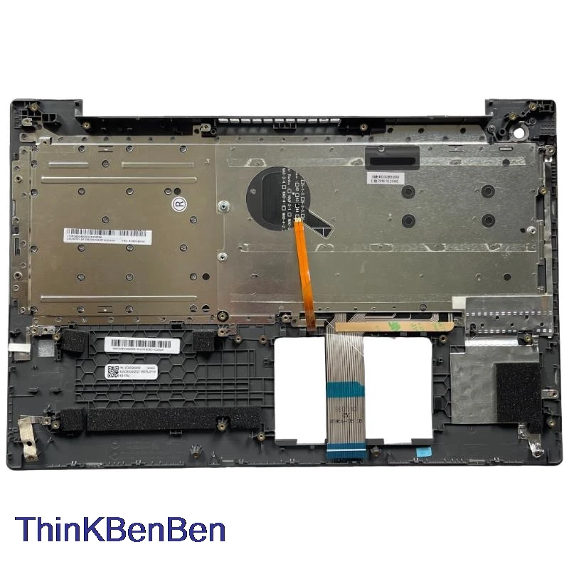 Imagem -04 - Estojo Superior Palmrest Shell Cover para Lenovo Inglês dos Eua Teclado Cinza Ferro V330 15 15isk 15ikb 5cb0q60202