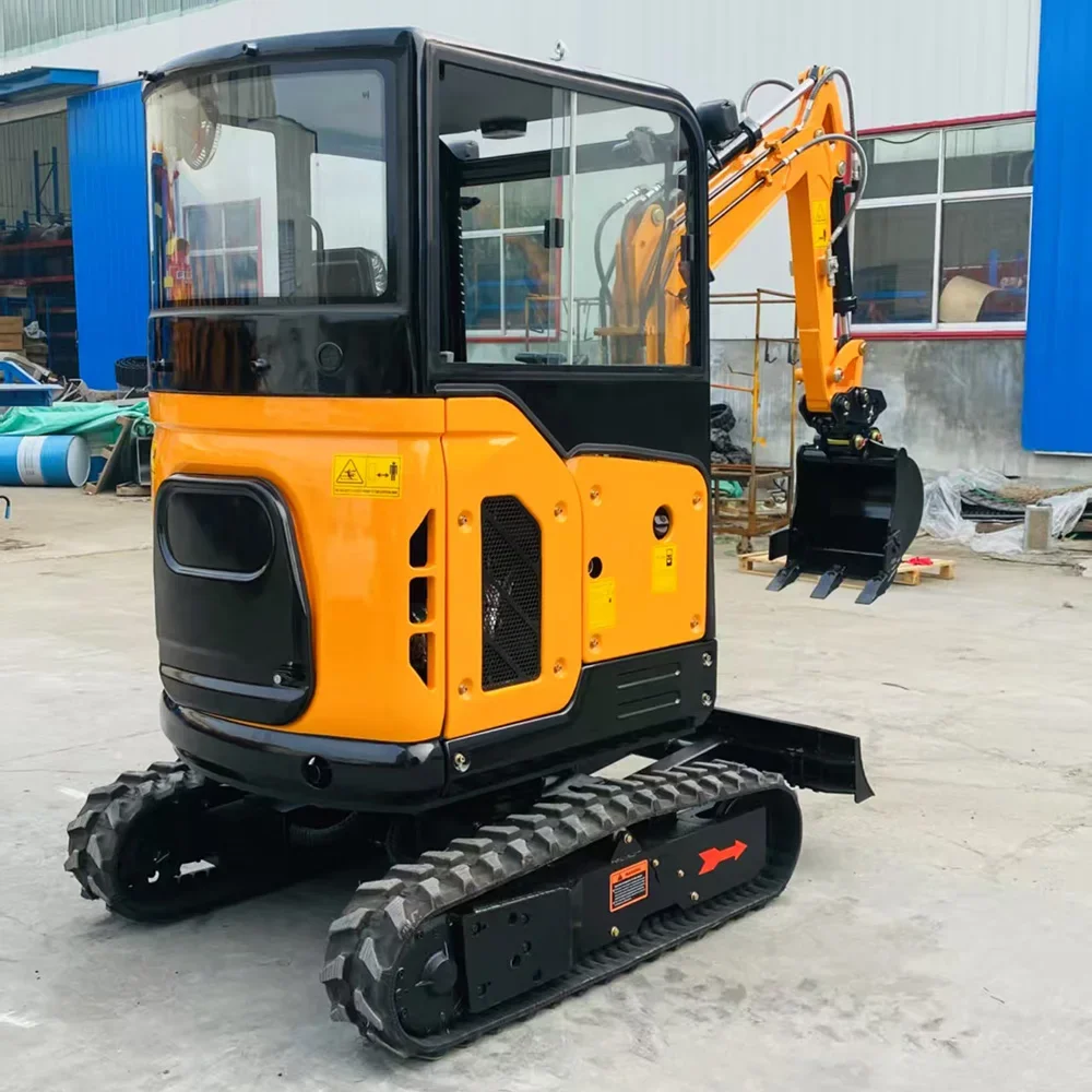 La migliore opzione di vendita Mini escavatore Kubota 2t Mini escavatore per pollice con asta oscillante