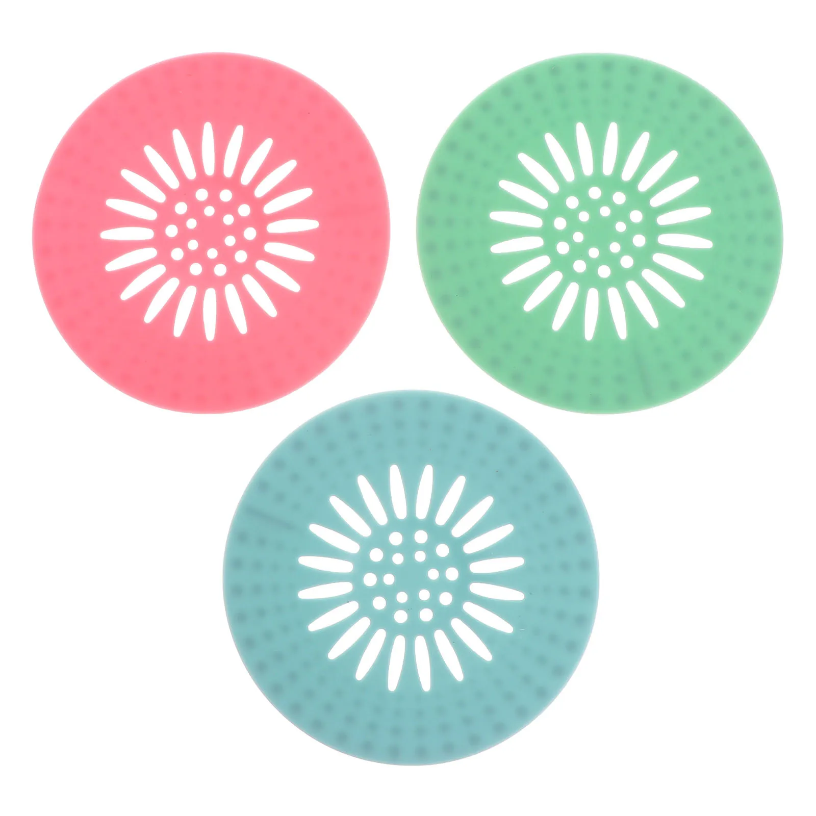 

3Pcs Silicone Sink Plug Drain Cover Manta Shape Durable Bathroom Stopper Garbage Disposal Sink Plug