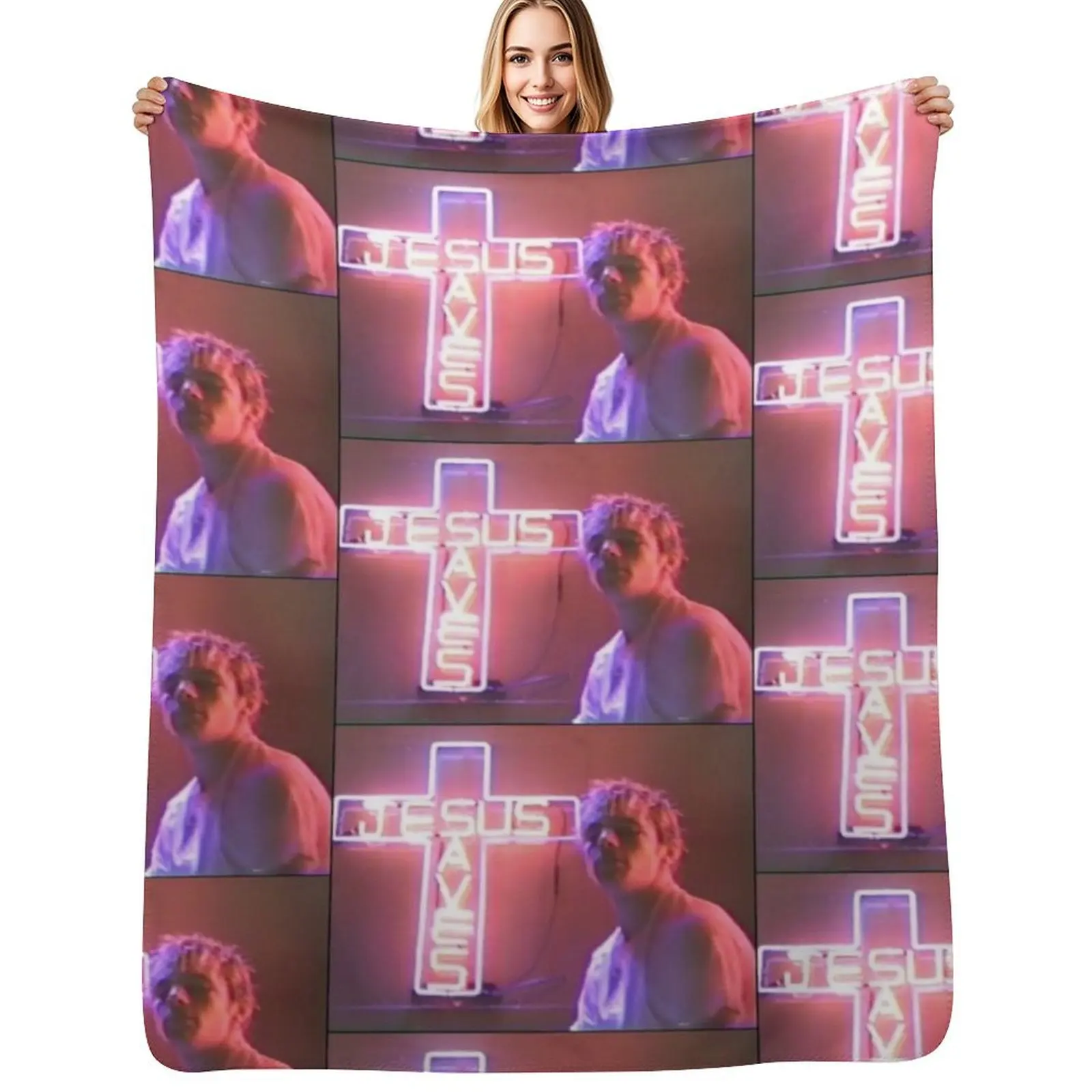 

Ross Lynch Throw Blanket Soft Plaid Weighted Sleeping Bag Summer Blanket