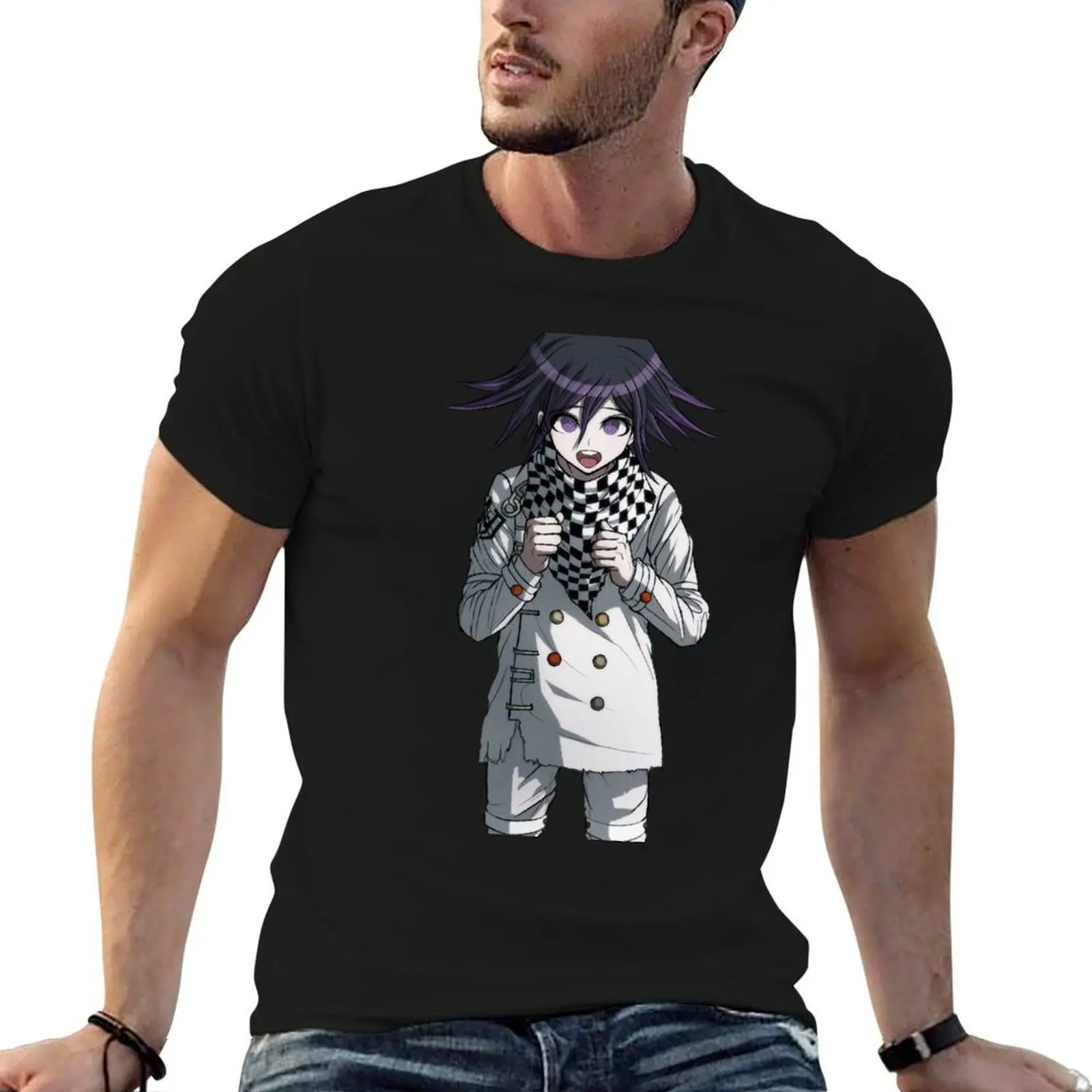 Kokichi Ouma Cute Smile T-Shirt valentines clothes summer shirt fitted t shirts for men