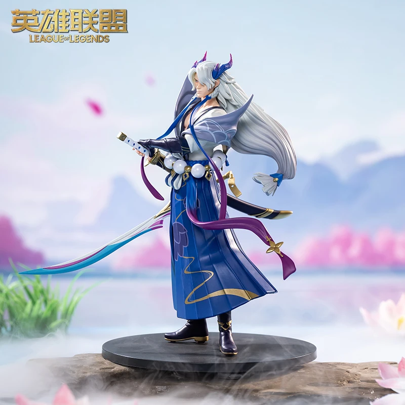 

League of Legends Lol Soul Lianhua Yongen 1/8 The Unforgotten Yone Scale Hand-Run Game Surrounding Ornaments