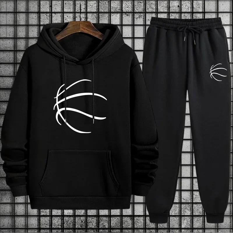 Autumn Winter Men's Tracksuit Hot Sales Casual Hooded Sweatshirts Outdoors Sports Jogging Man Clothing Daily Hoodie Streetwear