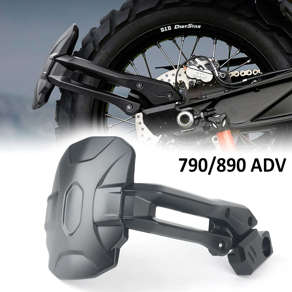 

Motorcycle Accessories Rear Wheel Hugger Mudguard Rear Fender Mudflap Guard For 790 890 ADV Adventure 790adv 890adv 2018-2024