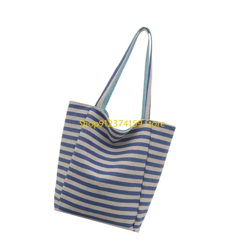 

G5AE Large Capacity Canvas Toted Bag Trendy Shoulder Bags Purse Handbag for Women