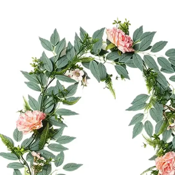 175cm Simulation Eucalyptus Garland Faux Flower Vine For Wedding Party Table Chair Home Garden Decoration