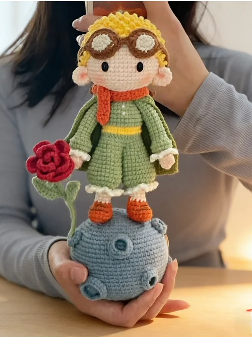 poupee-prince-fleur-de-rose-au-crochet-finie-kit-de-materiel-de-tricot-diy-pour-jouet-en-fil-et-aiguille-a-crocheter