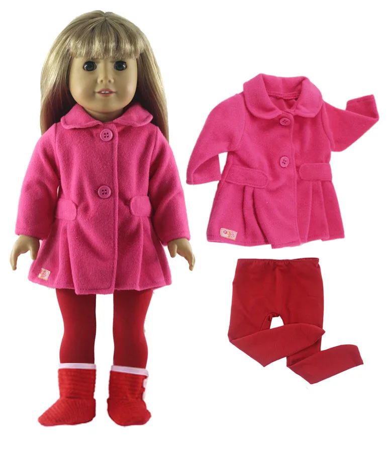 1 Set schöne Freizeitkleidung Puppenkleidung für 18-Zoll-amerikanische Puppen Viele Stile zur Auswahl A90 – Detail 5
