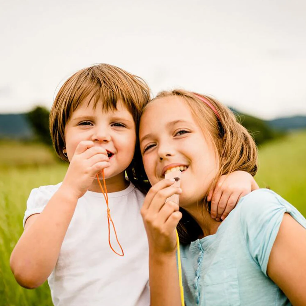 3pcs Wooden Whistle Diy Painting Kids Musical Instrument Train Whistle For Kids Musical Party Favors Noise Makers