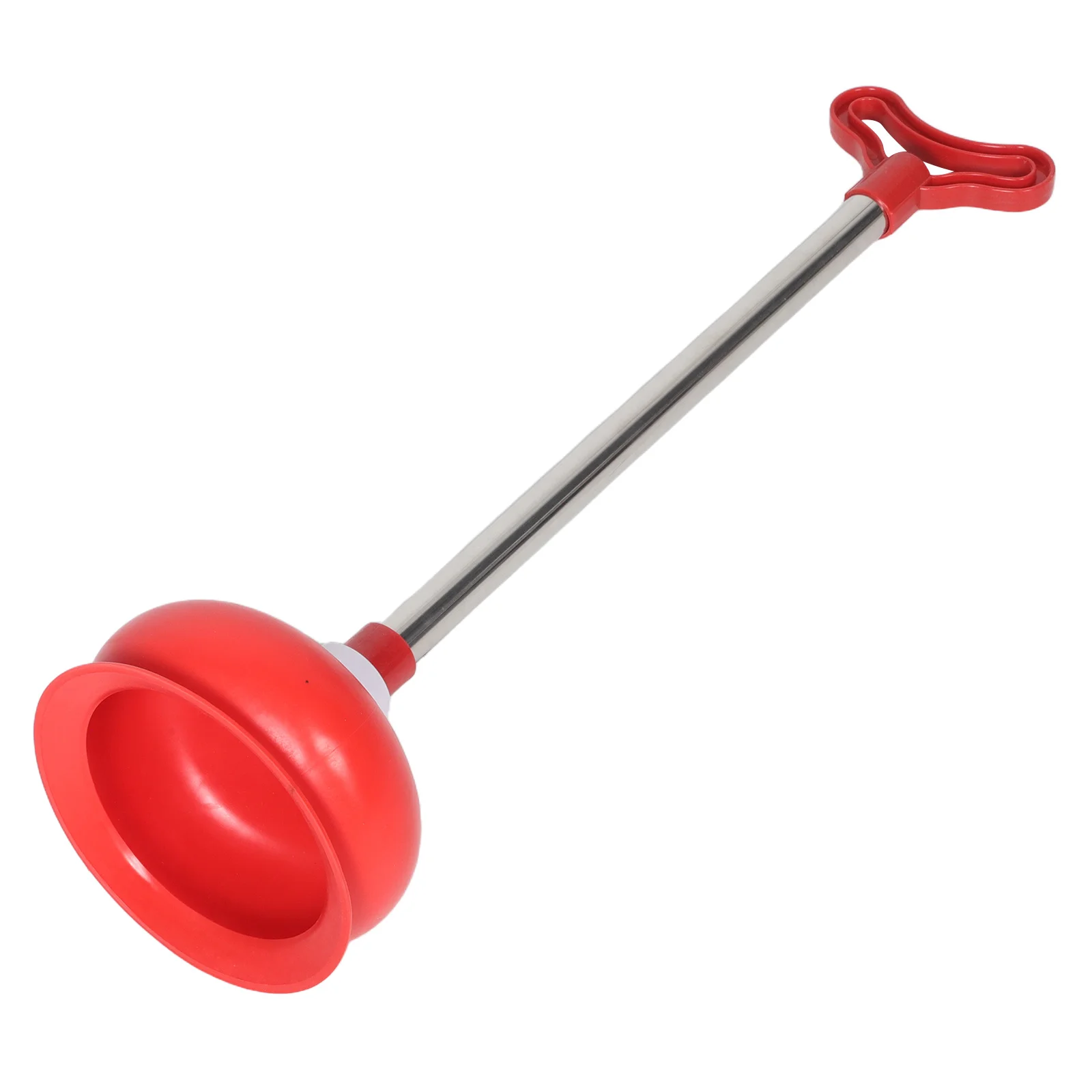 

Toilet Plunger Long Handle Heavy Duty Plastic Clog Remover For Toilets Sinks Drains Kitchen Shower Bathroom