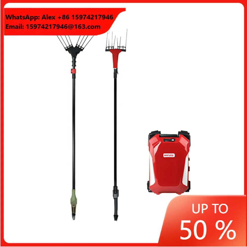High Efficiency Aerial Harvesting Electric Olive Shaker 21V Industrial Olive Picking Tool 12V Lithium Electronic