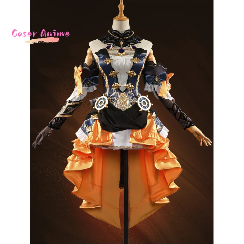 Game Genshin Impact Navia Cosplay Costume Uniform Halloween Carnival Party Christmas Play Role Clothes Clothing - Image 3