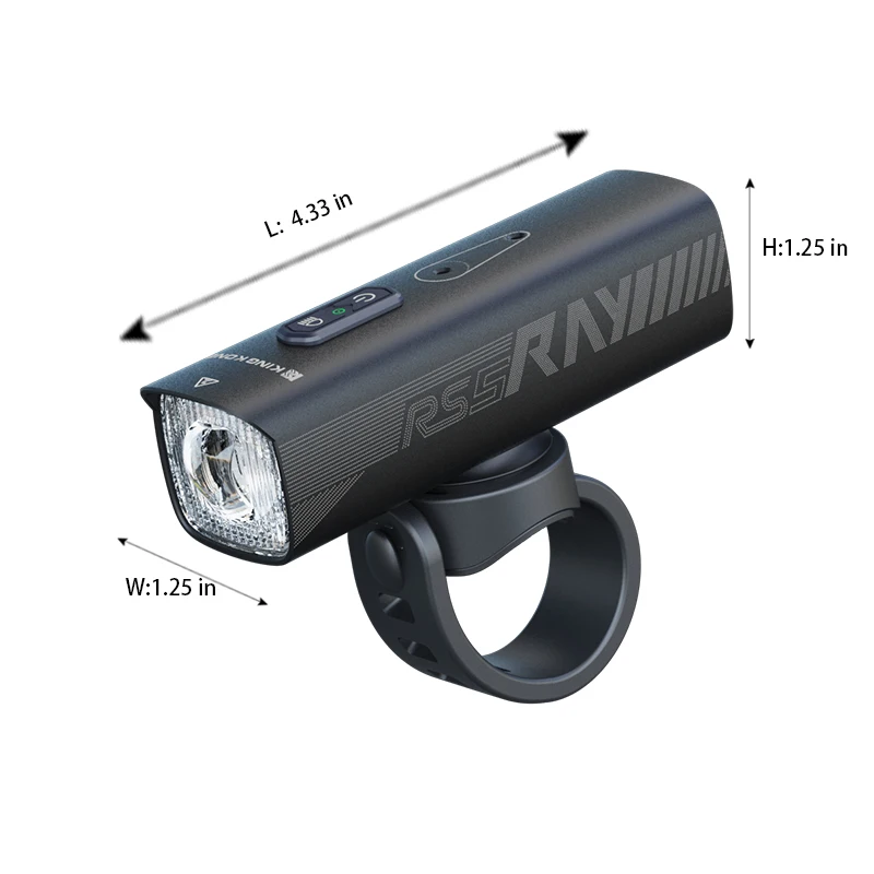 AliExpress King Kong KING KONG RS5 LED Bicycle Light cut-off line USB Rechargeable Front Bike Light, with Mounting Bracket, 5000 Lithium Battery,