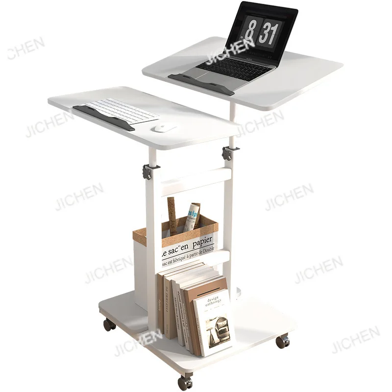 

Оптовая продажа, изготовленный на заказ компьютерный стол, офисный обучающий домашний мобильный подъемный простой стол, выдвижной прикроватный столик