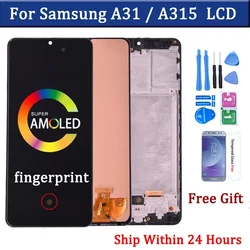 Super AMOLED For Samsung A31 A315 A315F A315F/DS A315G/DS A315G LCD Display Touch Screen Digitizer Replacement Assembly