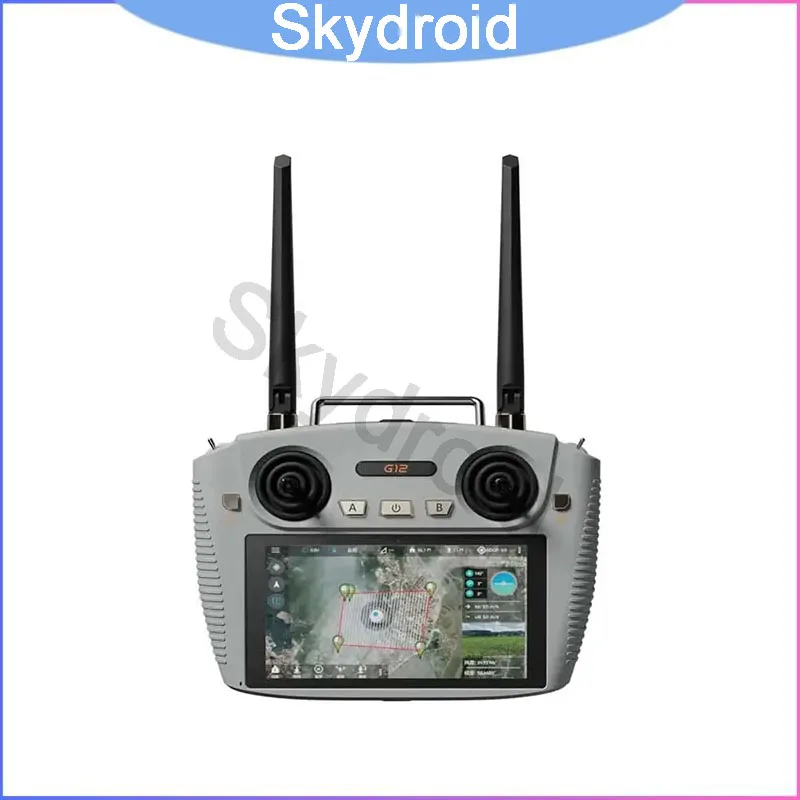 

Пульт дистанционного управления Skydroid G12 Pro с 5,5-дюймовым экраном 1080P, двухдиапазонным экраном 2,4G 5,8G и передачей видео 20 км HD для FPV дрона