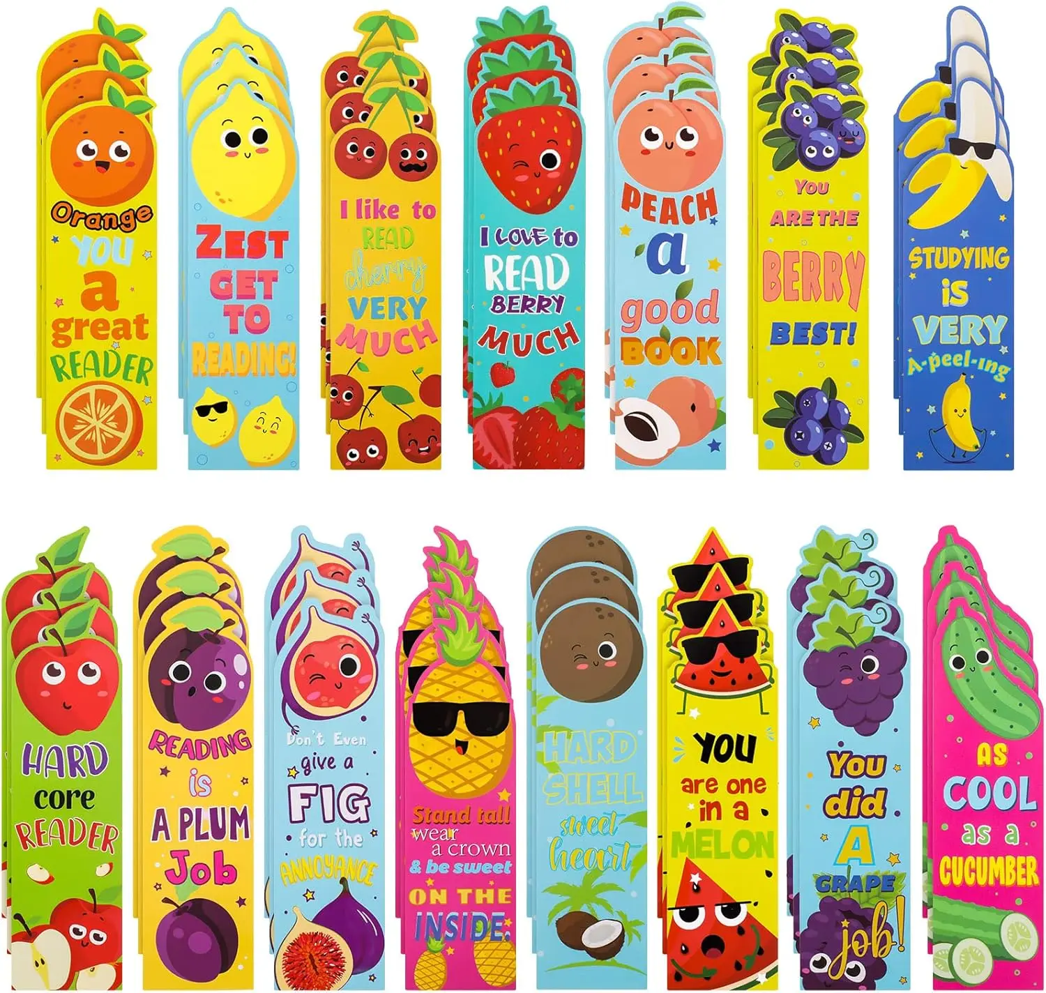 

120 ароматизированных закладок с фруктовыми ароматами для детей, 15 видов ароматов, развивающие школьные принадлежности, мотиваторы для увлекательного чтения