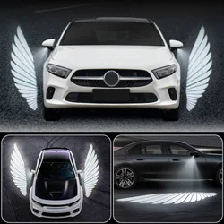 Universal Angel Wings Carpet Light Carpet Projection Lamp Rearview Mirror Exterior Welcome Door Decoration Light For Benz Toyota