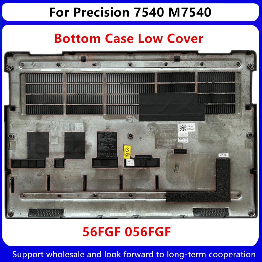 Base inferior Case Capa para Dell, Dell Precisão 7530, M7530, 7540, M7540, 56FGF, 056FGF, AP26K000C02, 0D5HF0, D5HF0, 95% Novo