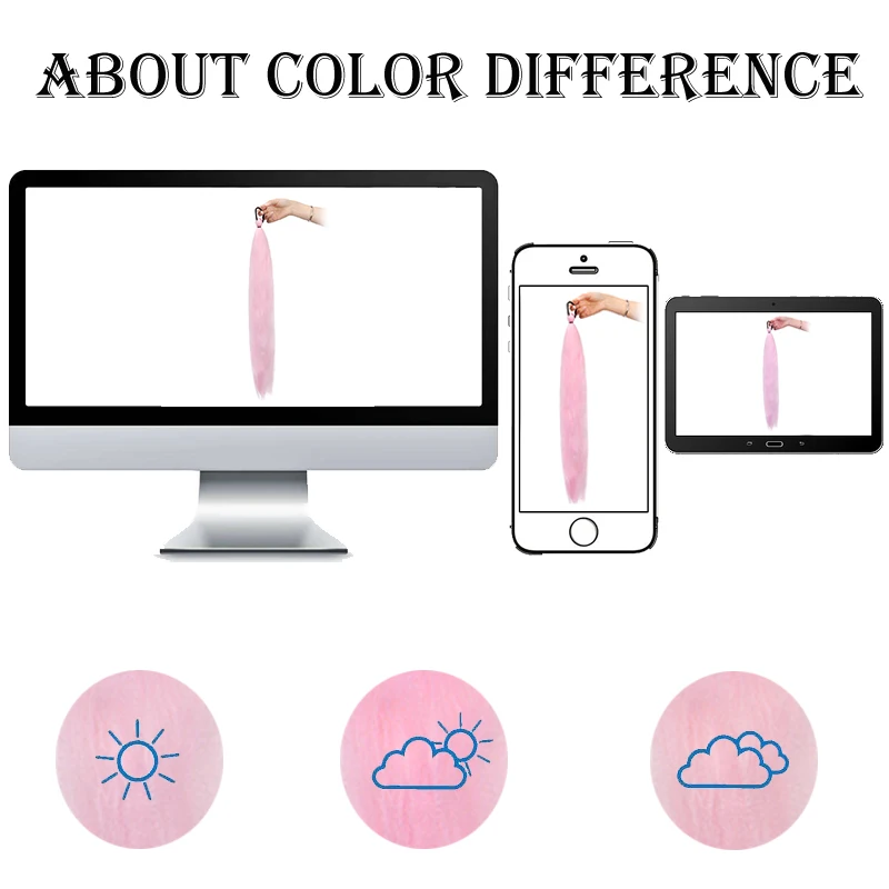 26 بوصة ذيل حصان اصطناعي تمديد مع رباط شعر مرن طويل ياكي مستقيم ملون تجديل ذيل حصان أومبير الألوان